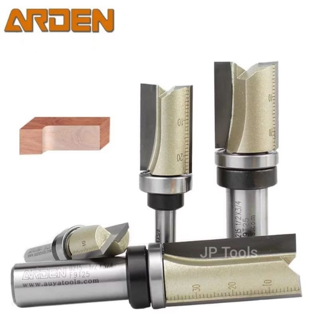 Jual Arden Flush Trim Bottom Bearing / Mata Router Profile / Flush ...