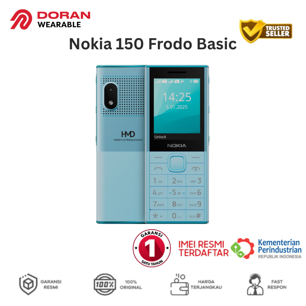 Jual Nokia 150 Frodo Basic - Garansi Resmi 1 Tahun | Shopee Indonesia