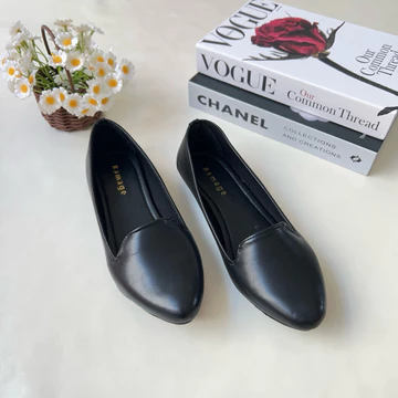 SALE! Flat Shoes Sepatu Wanita Polos Elegant Sol Karet Lentur HS 02