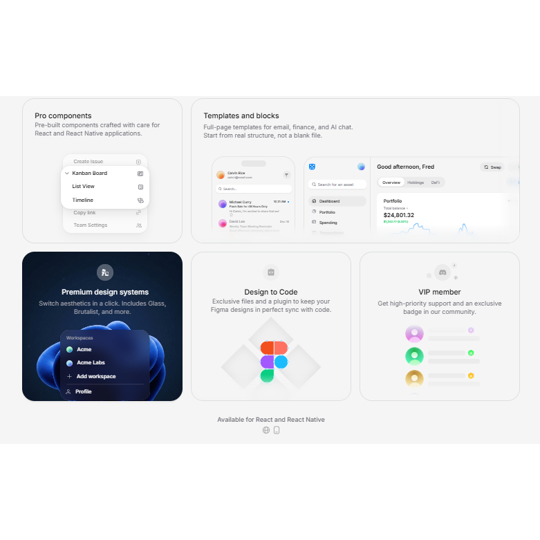 Jual Hero UI Pro V3 React & React Native Premium Tailwind UI Components ...