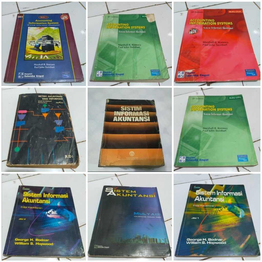 Jual Accounting information system edisi 4 . 9th edition buku satu ...