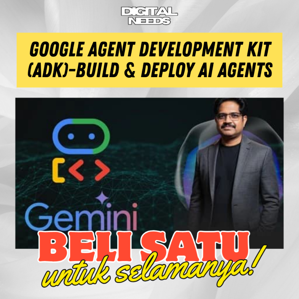 Jual [e-course] Belajar Gugel Agent Development Kit (ADK) Build and ...