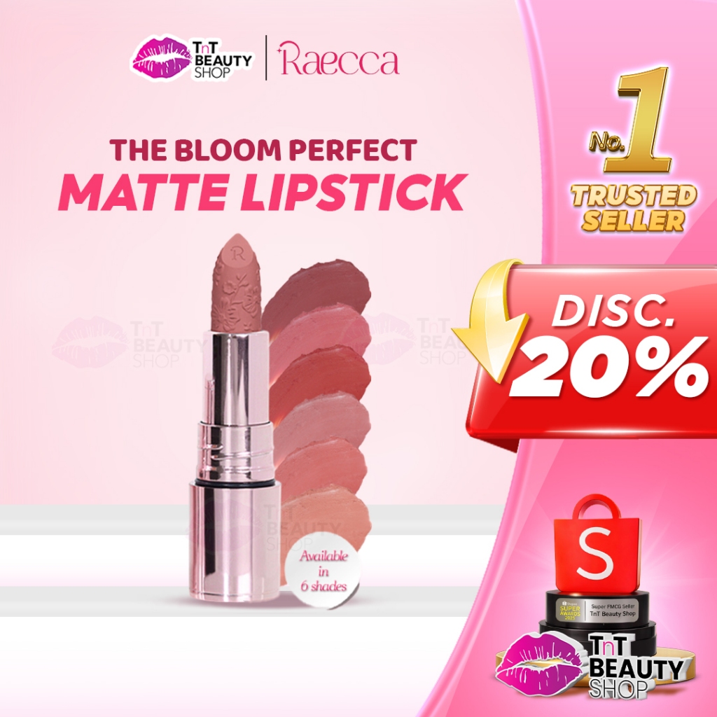 Jual Raecca The Bloom Perfect Matte Lipstick Lip Matte - TnT Beauty ...