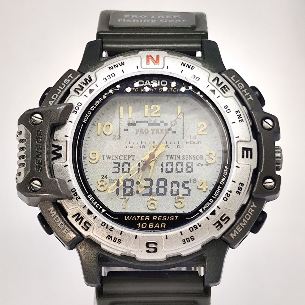 Jual Jam Tangan Casio Pro Trek PRT-50FGJ Fishing Gear 90s Vintage