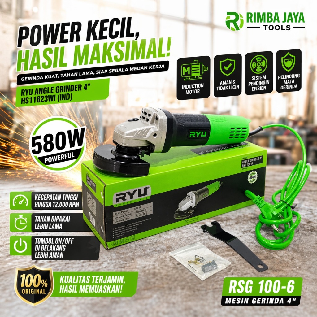 Jual ELLKA Mesin Gerinda Tangan Tekiro Ryu 4
