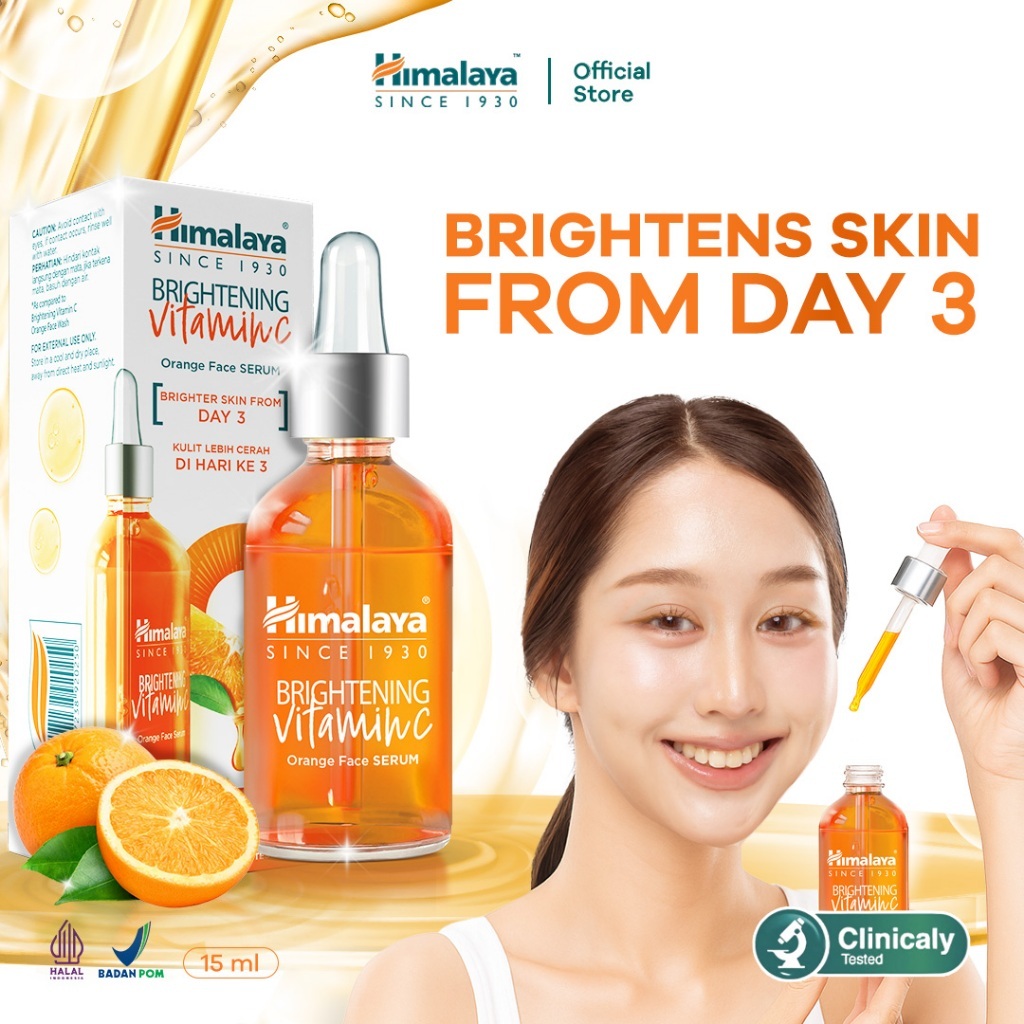 Himalaya Brightening Vitamin C - Orange Face Serum 15ml