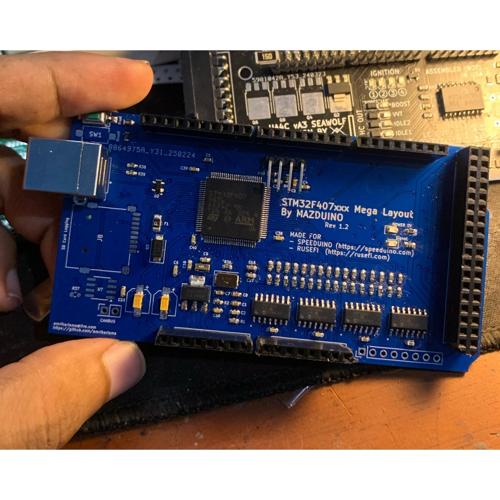 Jual STM32F407 Mega Layout rusEFI Speeduino Pengganti Arduino Mega ...