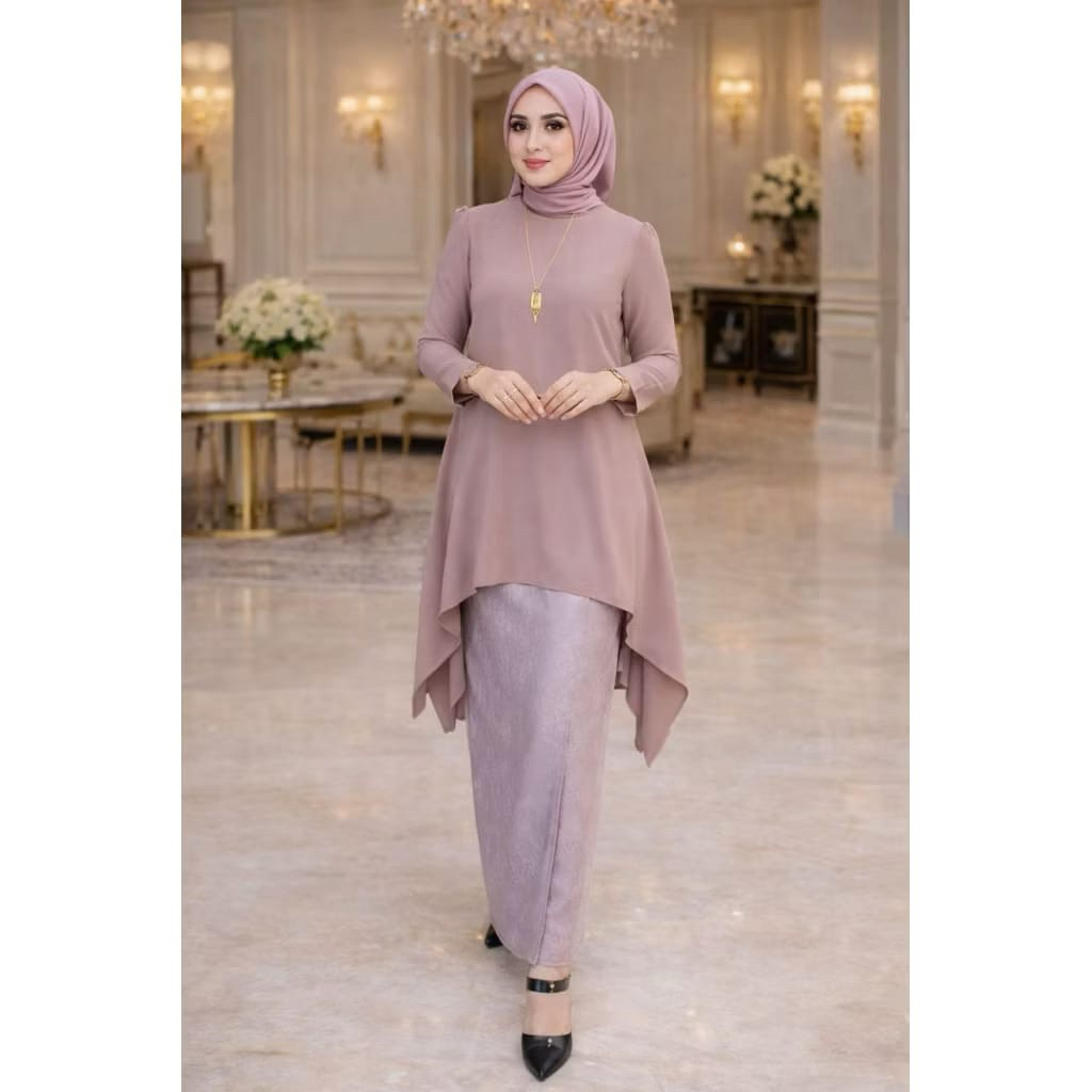 Jual KEBAYA KURUNG MALAYU - ONE SET ROK // KEBAYA POLOS BAHAN YORI ...