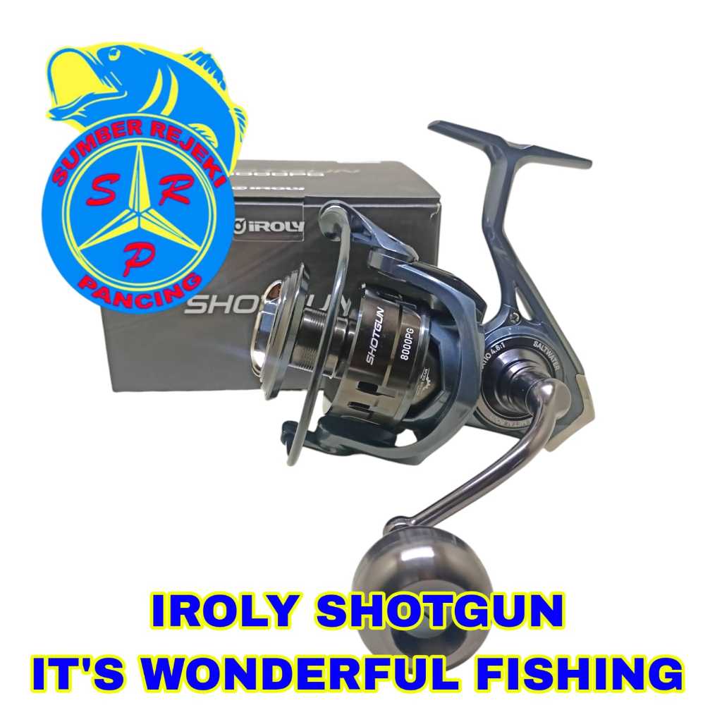 Jual Reel Iroly Shotgun Sw Power Handle Heavy Offshore 8000PG 10000PG ...