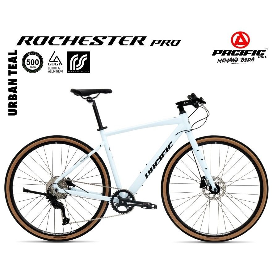 Jual Pacific Sepeda Balap RoadBike Rochester Pro Urban Hybrid 700C 9 ...