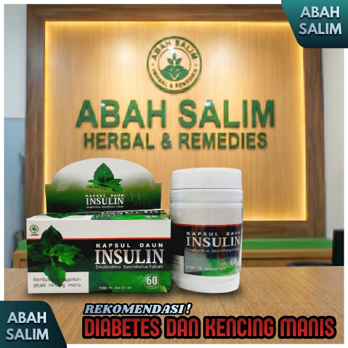 Kapsul Daun INSULIN Obt Diabetes Sembuh Total 100% Original