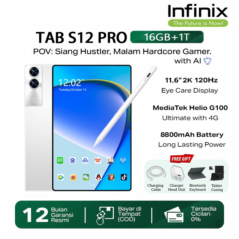 Jual INFINlX Asli Baru Tab S12 PRO Android Tablet murah cuci gudang 11. ...