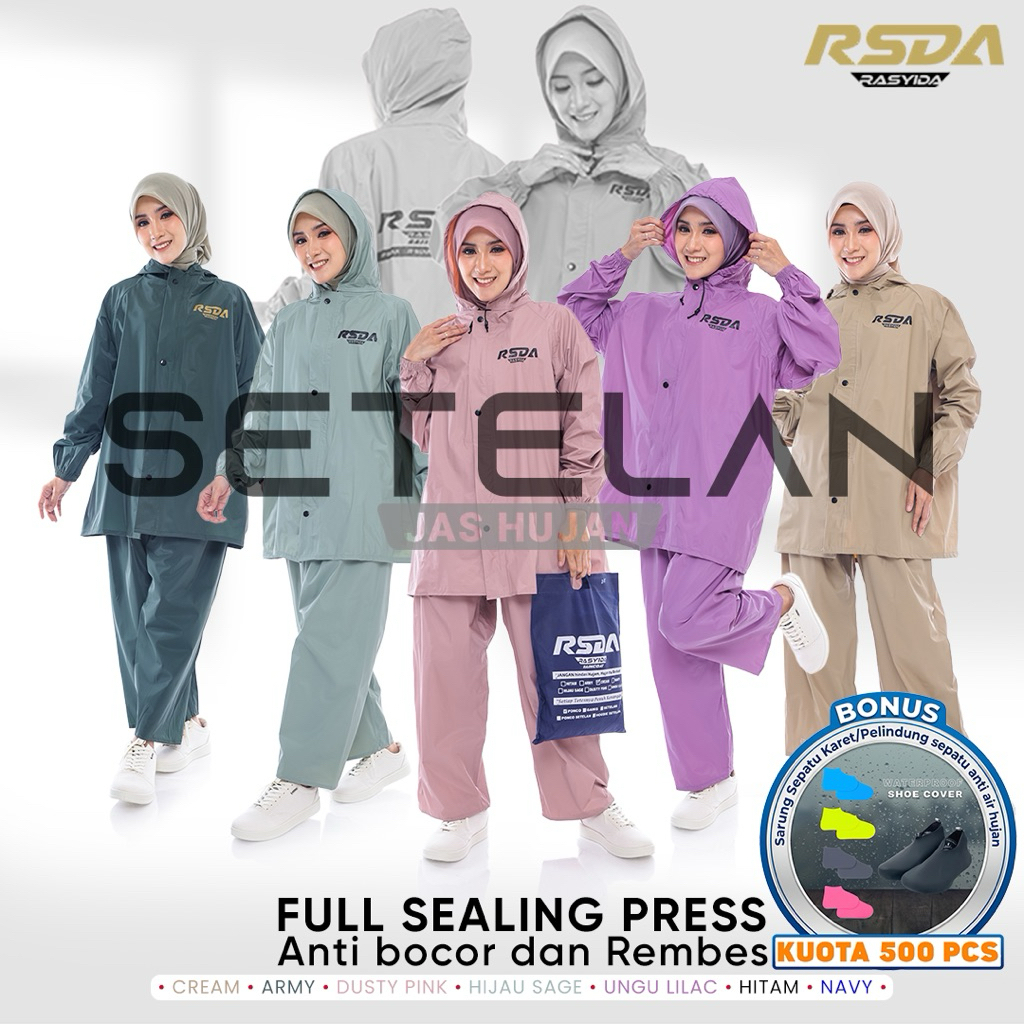 Jual Rasyida Jas Hujan Setelan Full Sealing Press Anti Rembes Pria ...