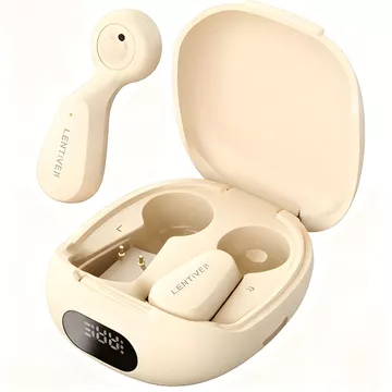 LENTIVEN Earphone Bluetooth TWS Earphone Nirkabel Headset Bluetooth 5.3 In Ear Headset Noise