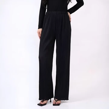 Mora Nara Pleats Pants Cullote Wanita Premium Kulot Plisket Wanita Highwaist Cullote Loose