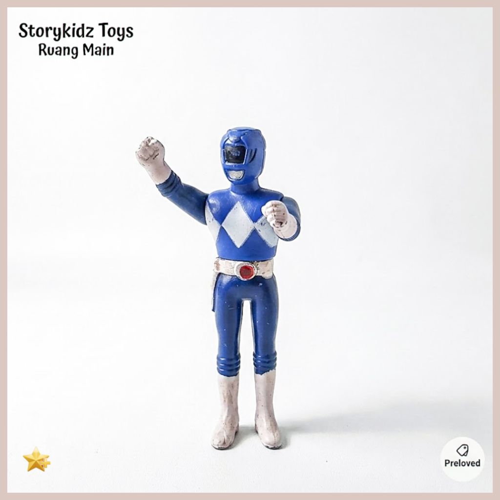 Jual Action Figure Power Ranger Biru Vintage Mainan Jadul Blue Ranger ...
