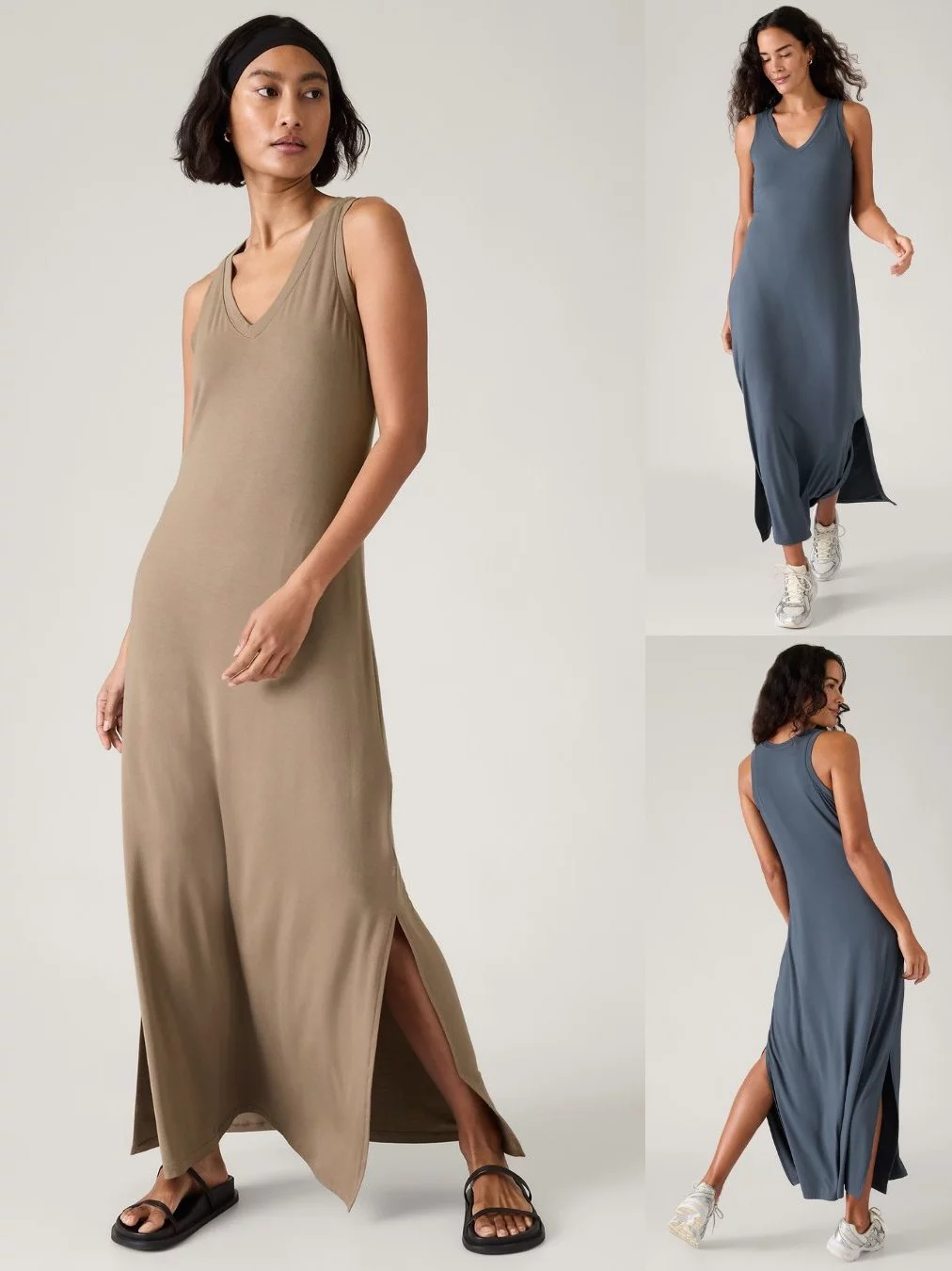 Dress Panjang Sleeveless ATH Casual Jersey Maxi Dress - 2361