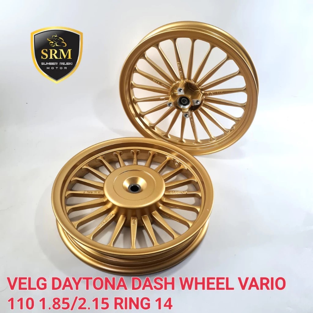 Jual Velg Daytona 5242 Dash Wheel Vario 110 1.85/2.15 Ring 14 | Shopee ...