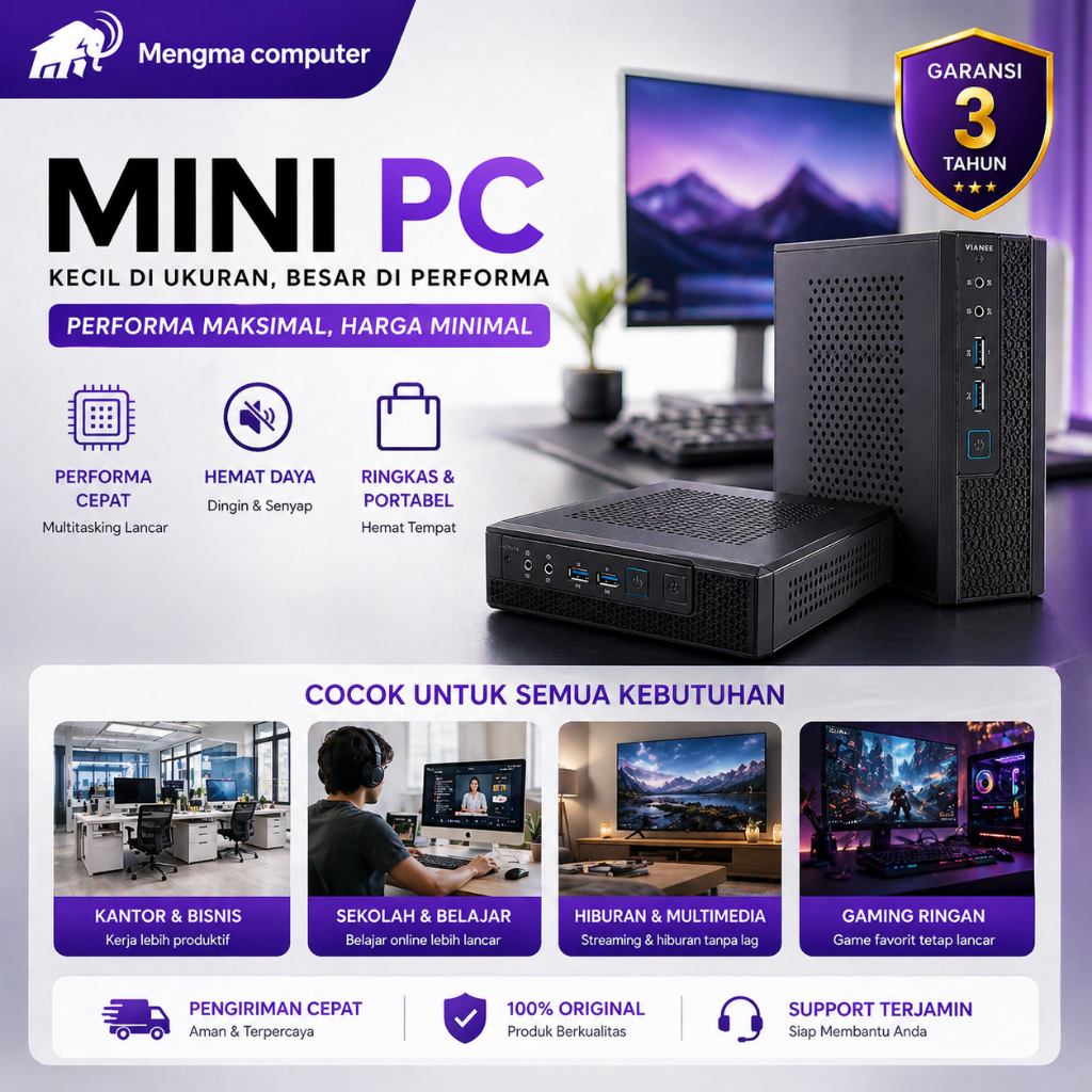 MA MINI PC intel i5/i7 gaming full set itx mini komputer 16G RAM/512G SSD desktop kantor Mendukung WIFI/Bluetooth, keyboard dan mouse gratis WINDOWS 10/11