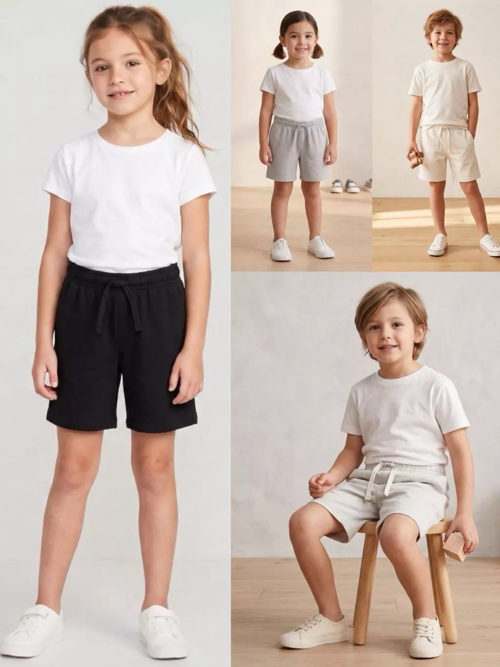 Celana Pendek Anak Bahan Katun Adem HM Kids Cotton Jersey Shorts - 2333