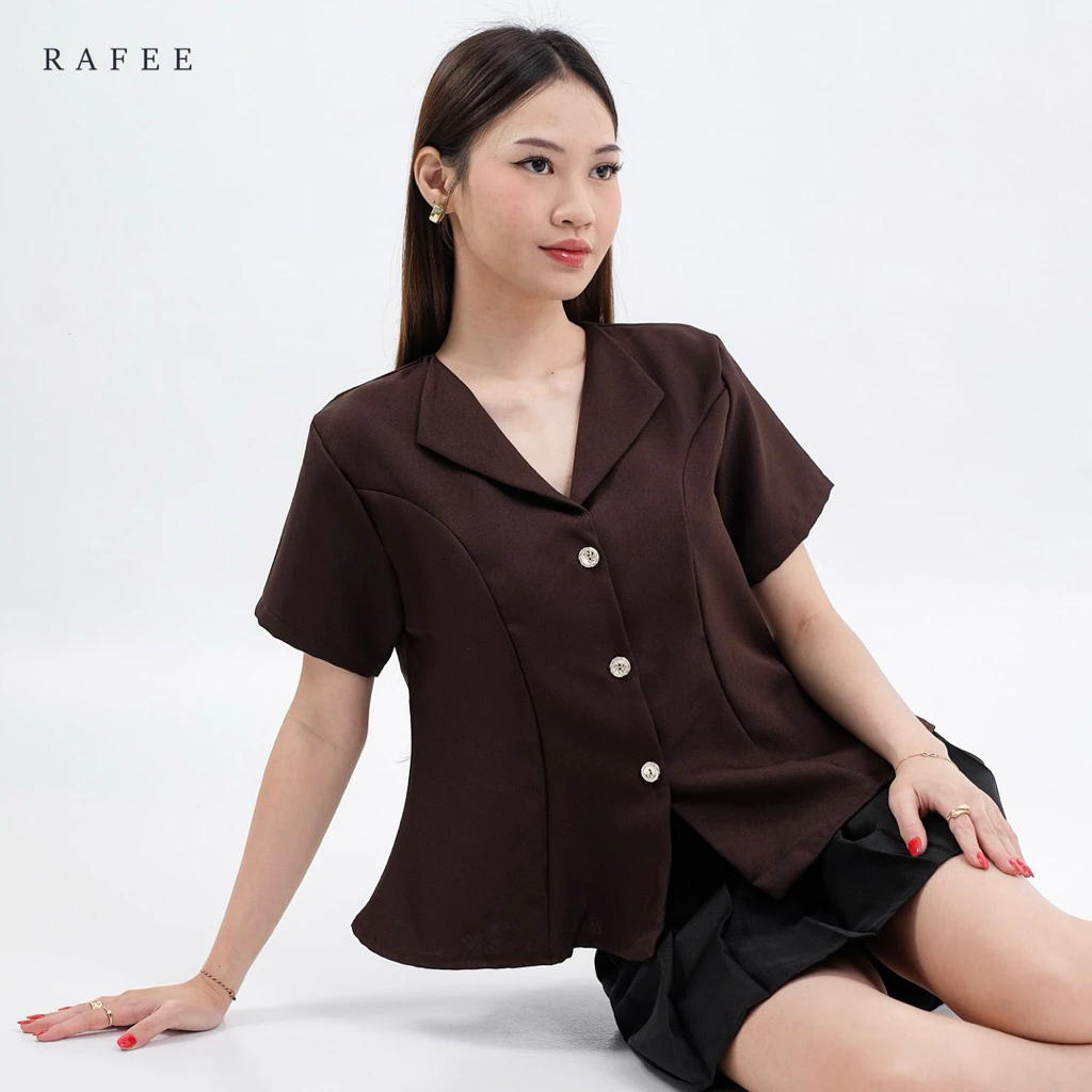 Rafee Karla Top Wanita Semiwool Elegan Adem