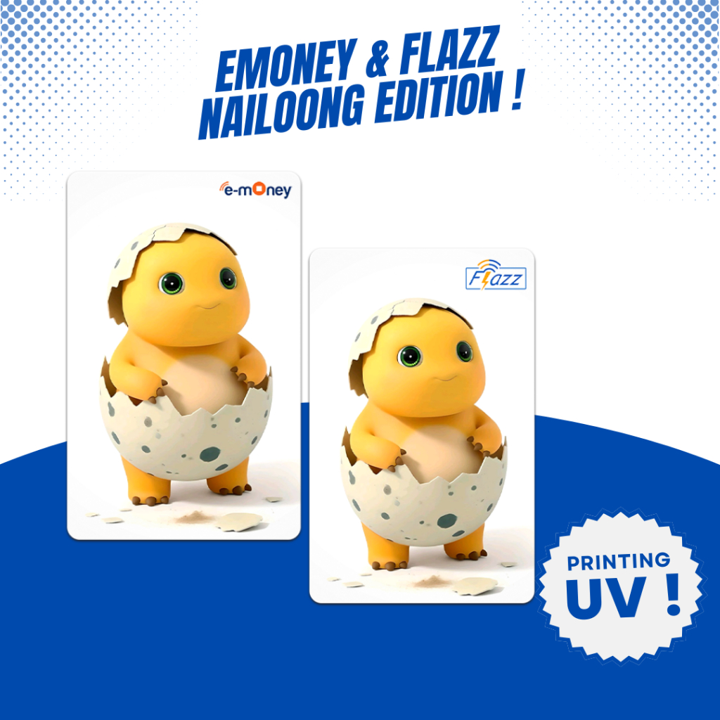 Jual Kartu Flazz Gen 2 Emoney Custom Dino Kuning - Nailong Edition ...