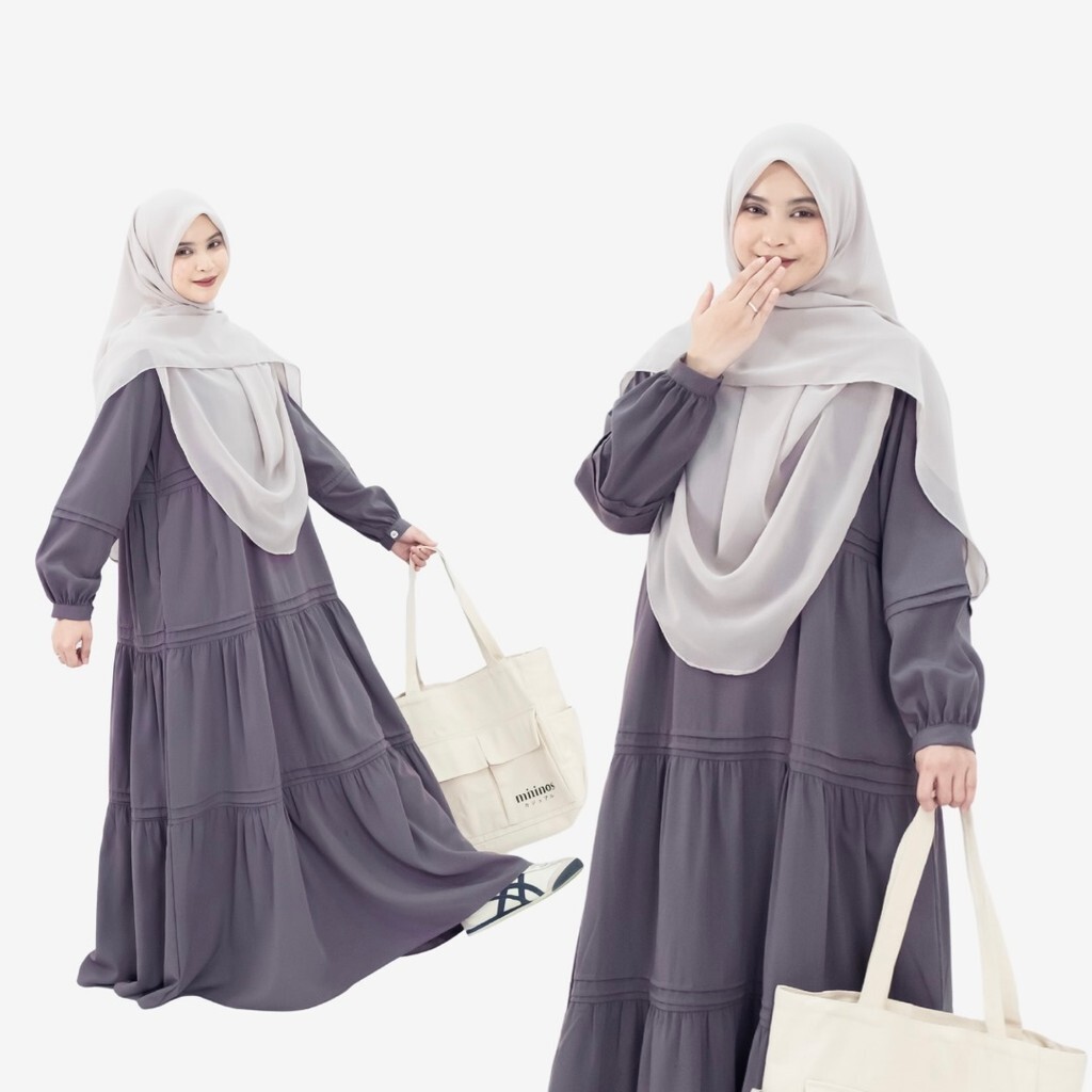 Jual Kayla Dress Model Terbaru 2026 Desain Butterfly Bahan Ceruty ...
