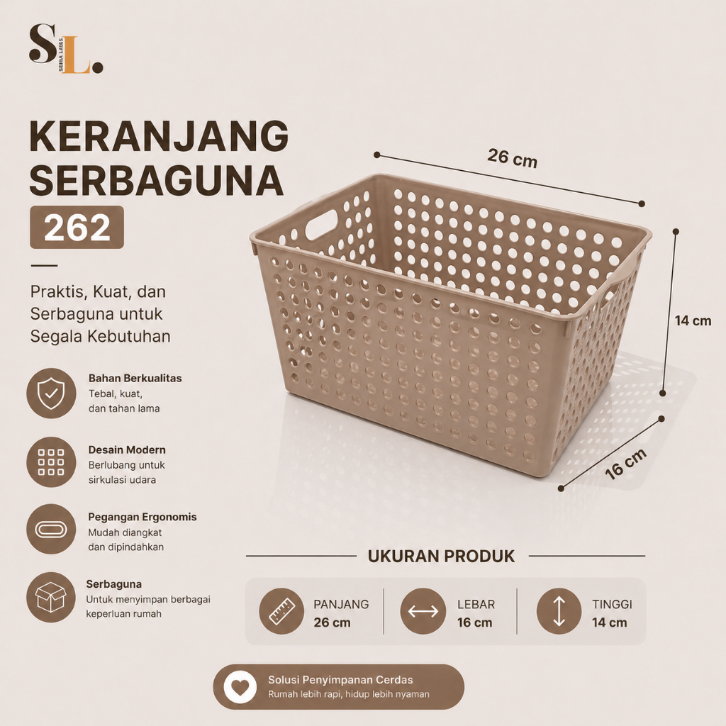 Jual 262 Keranjang Serbaguna Basket Aesthetic korea kekinian/ Basket ...