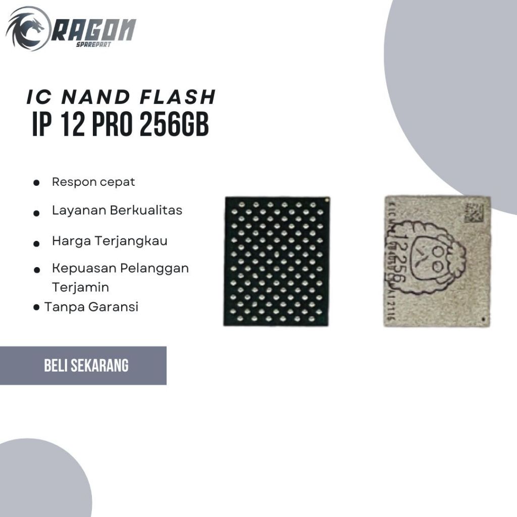 Jual IC NAND FLASH IP 12 PRO 128GB/256GB/512GB ORIGINAL NEW | Shopee ...