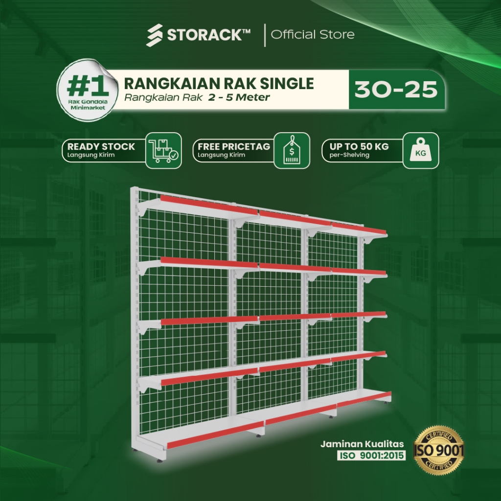 Jual STORACK™ Rak Minimarket Gondola Display Toko Paket 2-5 Meter 1 ...