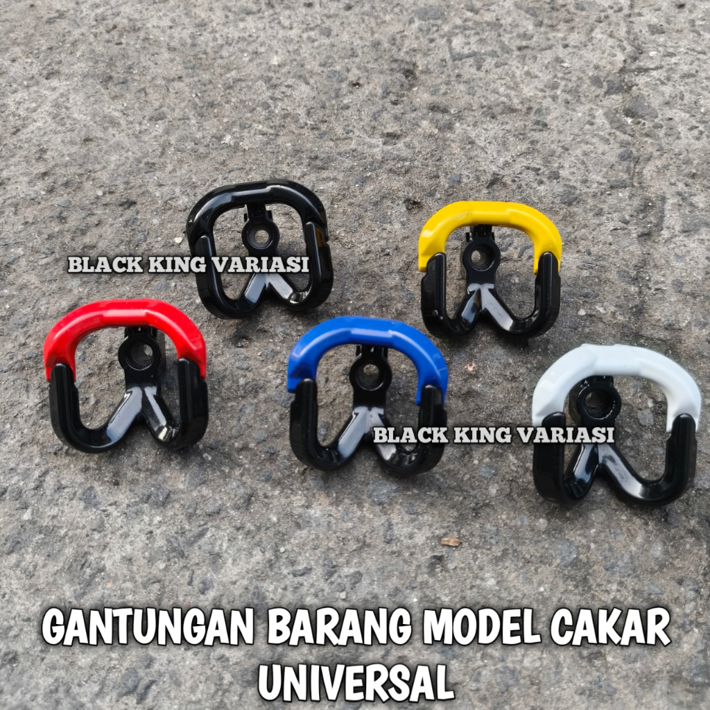 Gantungan 2 Cabang Cnc Universal Gantungan Brang 2 Cabang Cnc Beat Vario Mio Scoopy Vixion Gantungan Barang Motor