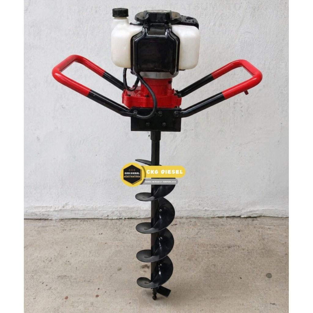 Jual Mesin Bor tanah Eart Auger MED 680 / 680 Cc + Drill 100 mm ...