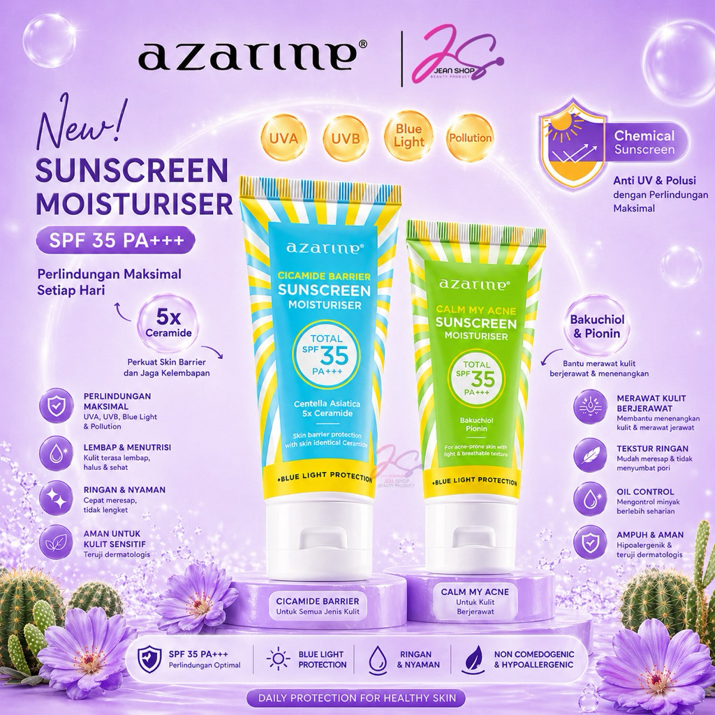 Jual Sunscreen Azarine Terlengkap & Harga Terbaru Juli 2026 | Shopee ...