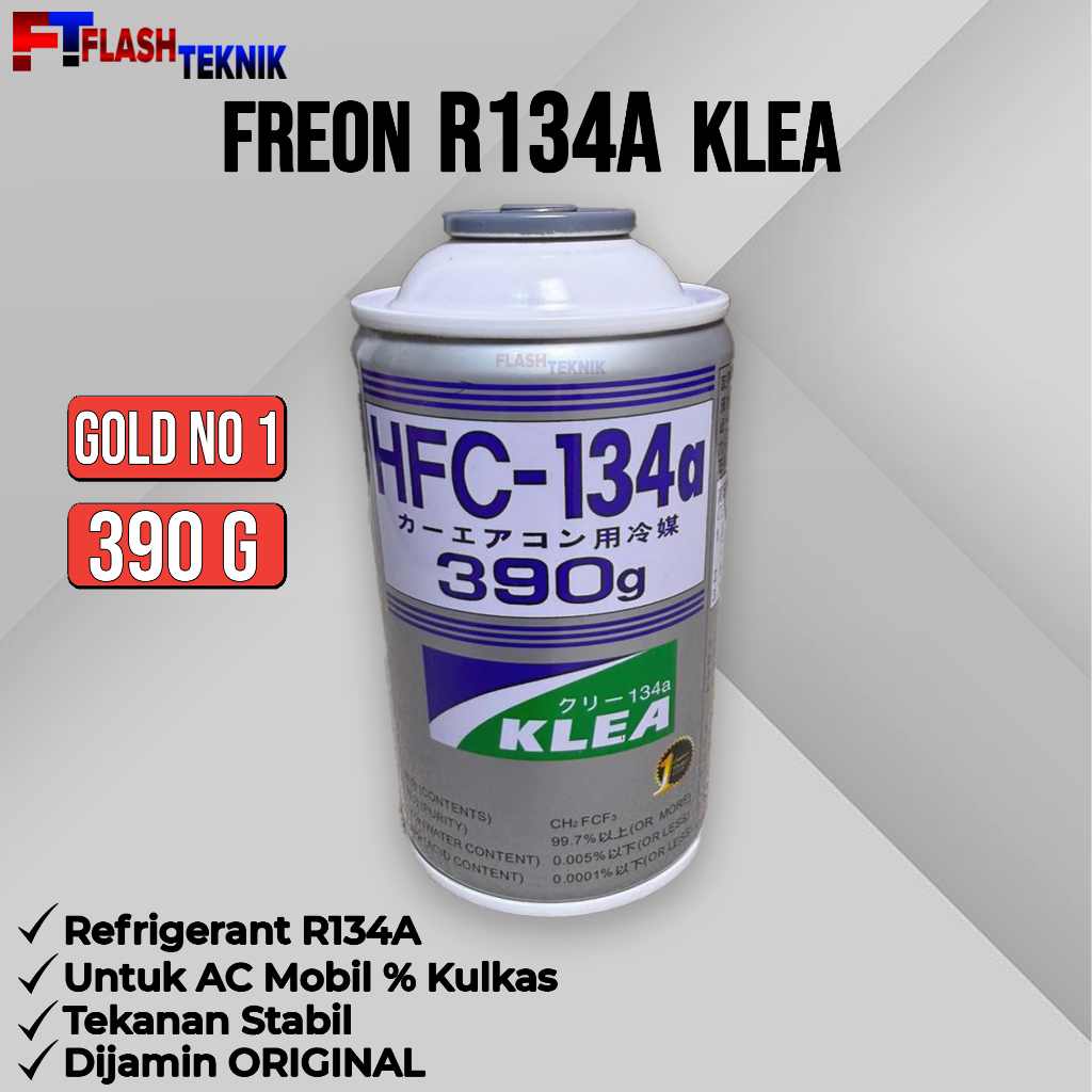 Jual Klea Freon R134a HFC Gold 1 100% Murni Untuk Kulkas Dan Mobil ...