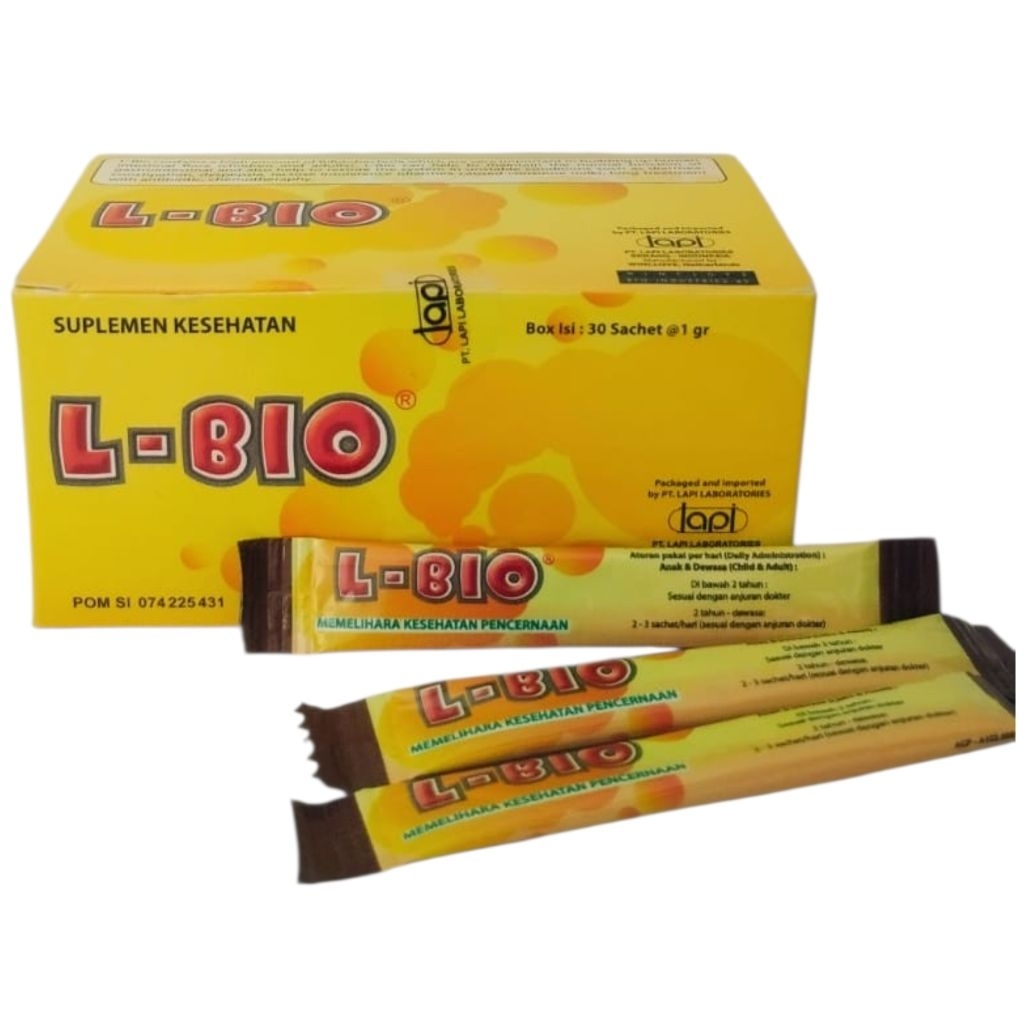 Jual L-Bio Sachet Probiotik untuk Pencernaan 1 Gram | Shopee Indonesia