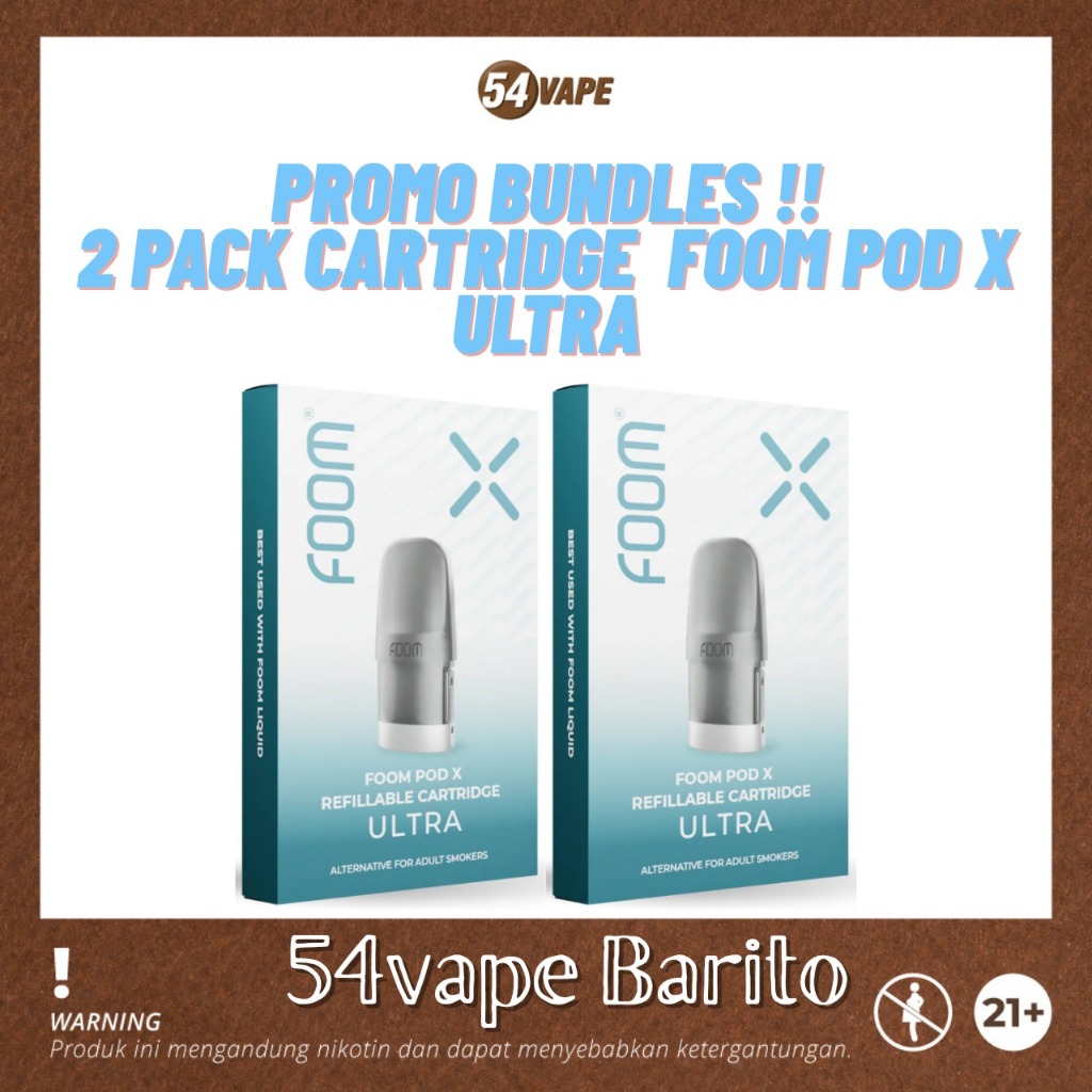 Jual Bundles Cartridge Foom Pod X Ultra 2 PACK | Shopee Indonesia