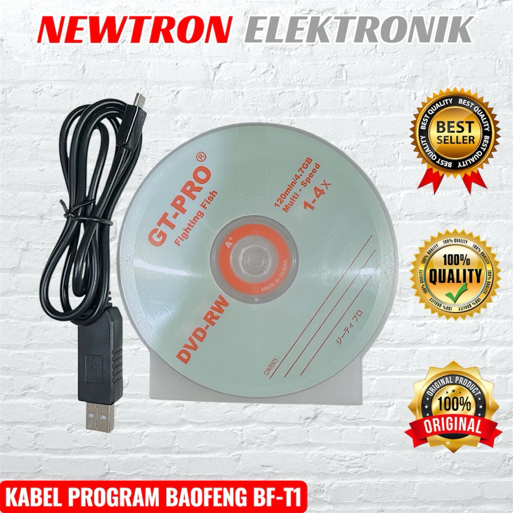 Jual Kabel Program Ht Baofeng T1 BFT1 Software Kabel Data Micro Usb ...