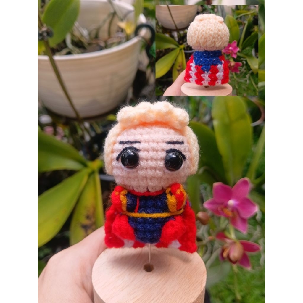 Jual Homelander Starlight The Boys Crochet Gantungan kunci rajut ...