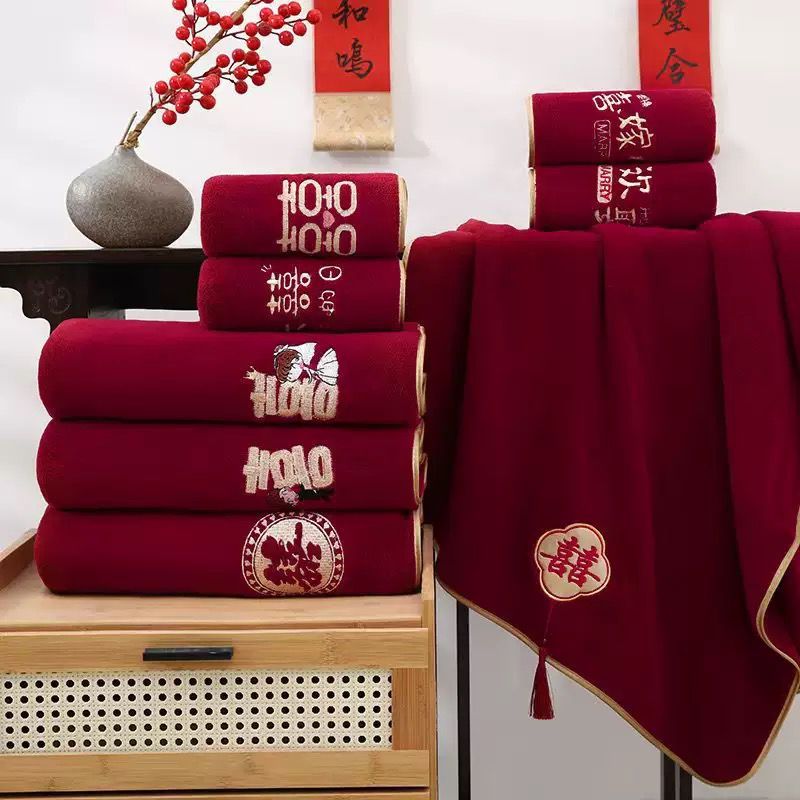 Hadiah Pernikahan Handuk Couple Kado Pernikahan Hampers Wedding