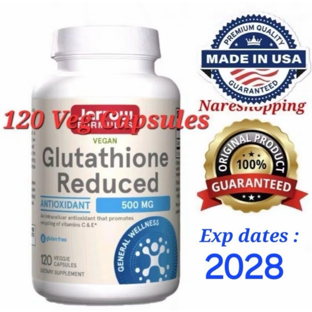 Jual Jarr Vegan Glutathione Reduced, 500 mg, 60 Veggie Caps / 120 Veggie Caps