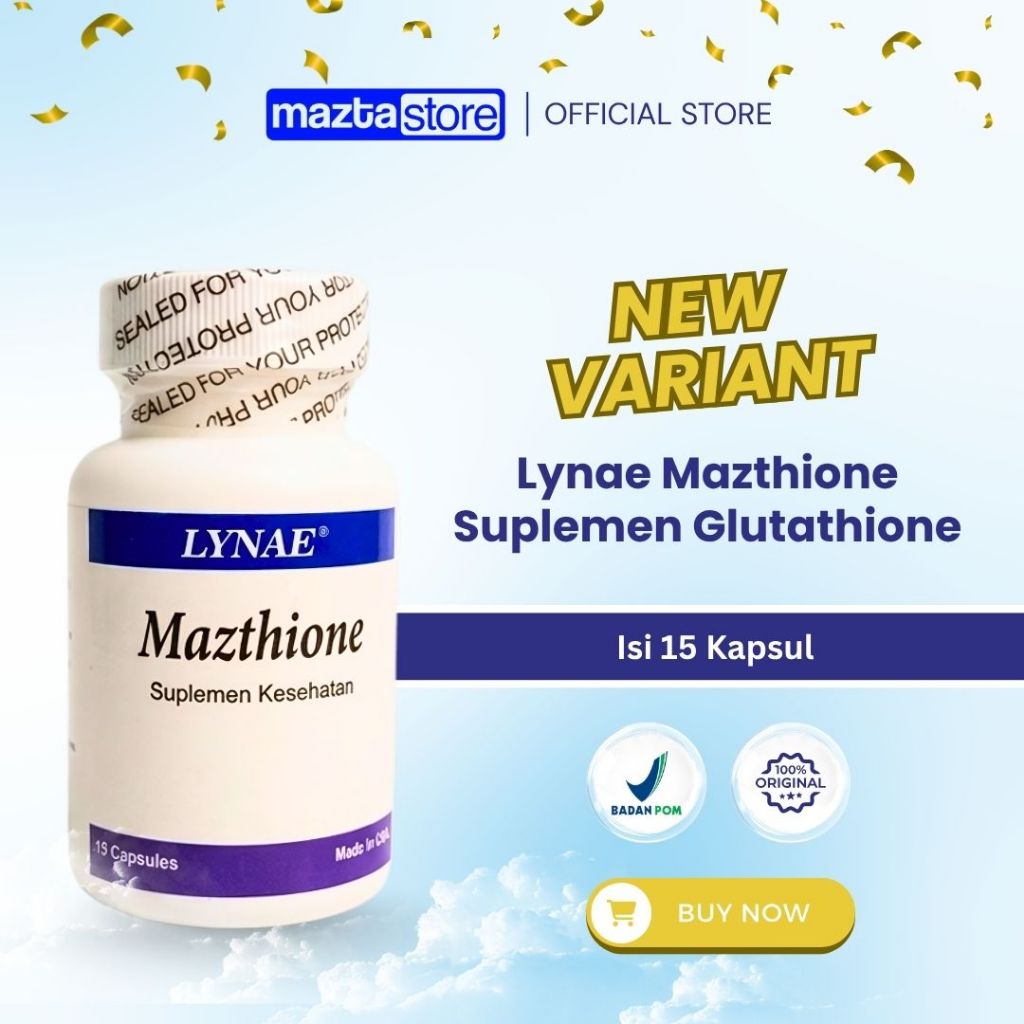 lynae glutathione Jual Lynae Mazthione Glutathione Suplemen isi 15 Kapsul