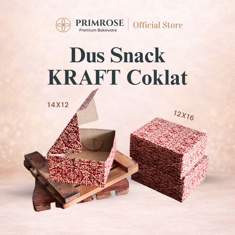 Jual Dus Snack 12x14 12x16 KRAFT Coklat 275gsm / Box GS Kue Roti ...