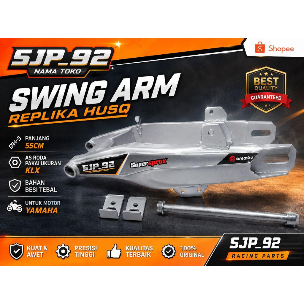 Jual SWING ARM BEBEK RBT GTX TAKSIGABAH PANJANG 55CM PNP JIPITER VEGA ...