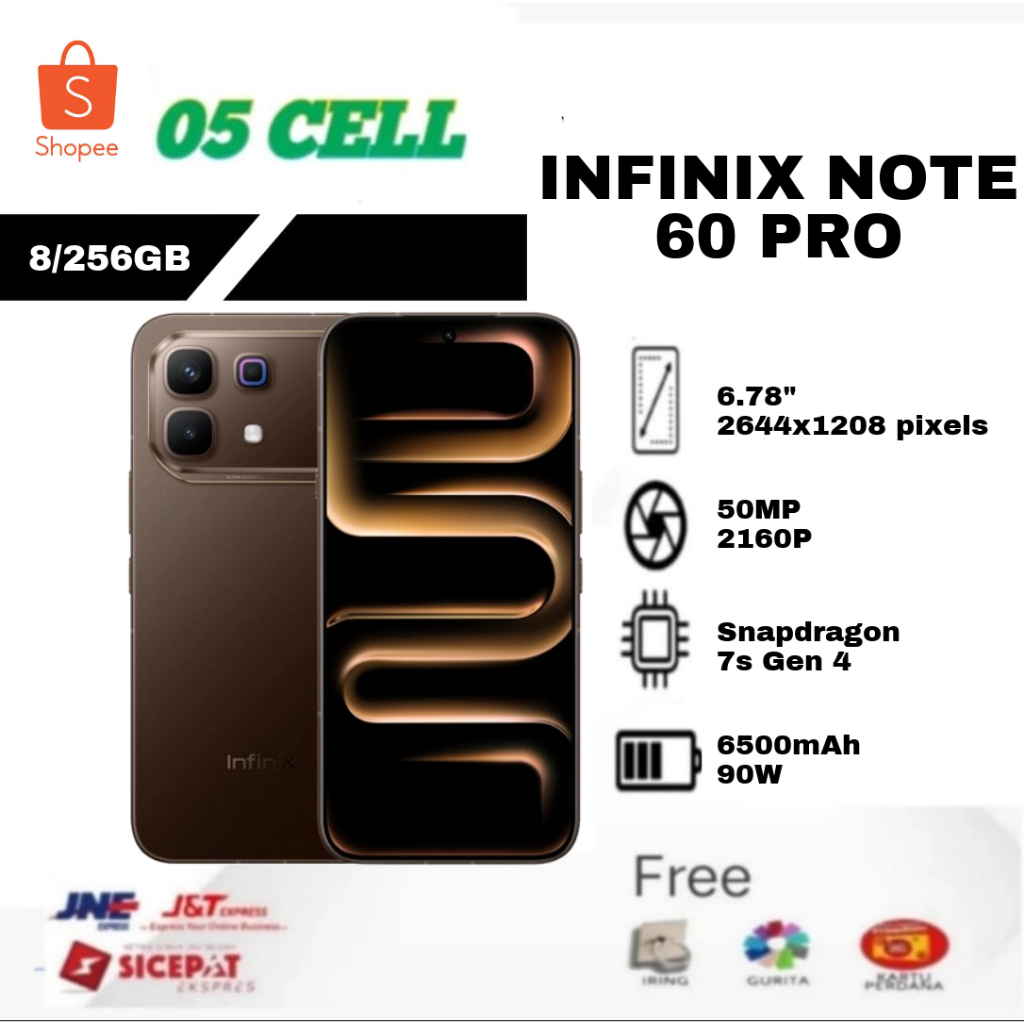 INFINIX NOTE 60 PRO 8/256GB & 12/256GB GARANSI RESMI INDONESIA