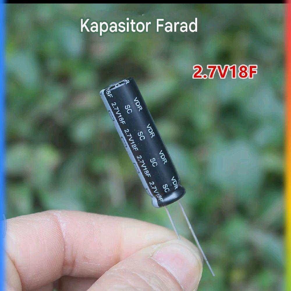 Jual super kapasitor super capacitor 2.7v 18F 18 farad ultra capacitor ...