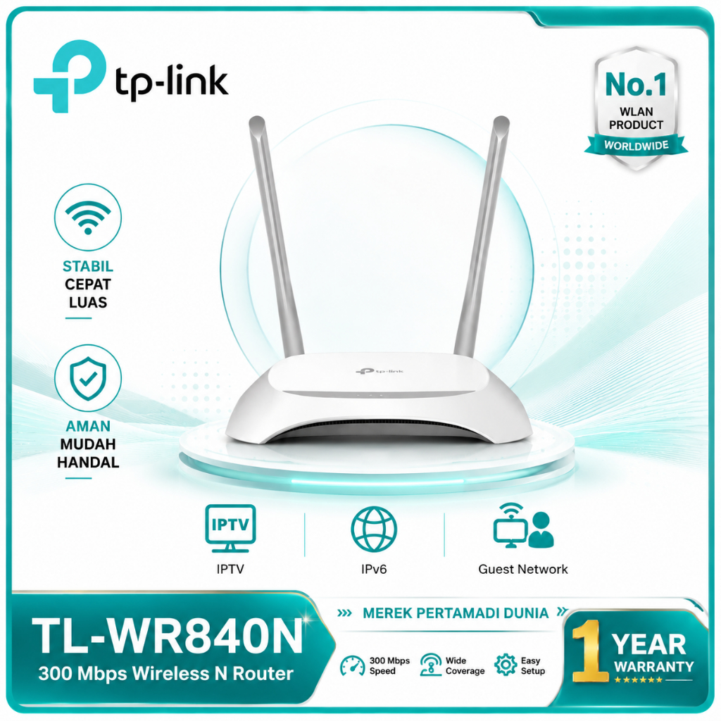 Jual TP Link WR840N Terlengkap & Harga Terbaru Juni 2026 | Shopee Indonesia