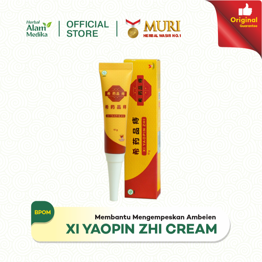 XI YAOPIN ZHI Salep Wasir Ambeien Herbal Bantu Redakan Gejala Nyeri & Gatal Aman untuk Ibu Hamil & Menyusui