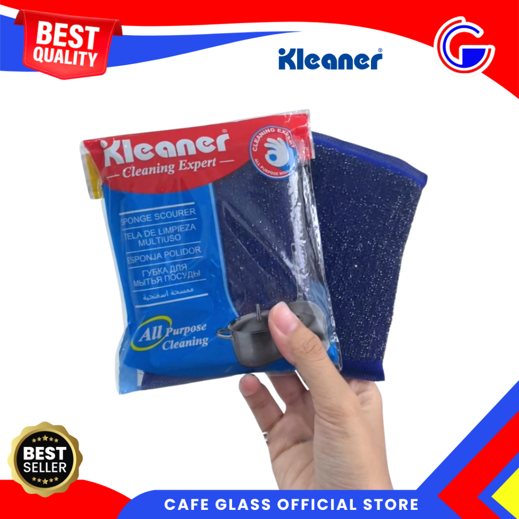 Spons Cuci Panci - Spons Sabut Cuci Anti Gores isi 1pcs - GSF-001-1 Sponge Kleaner Cuci Piring