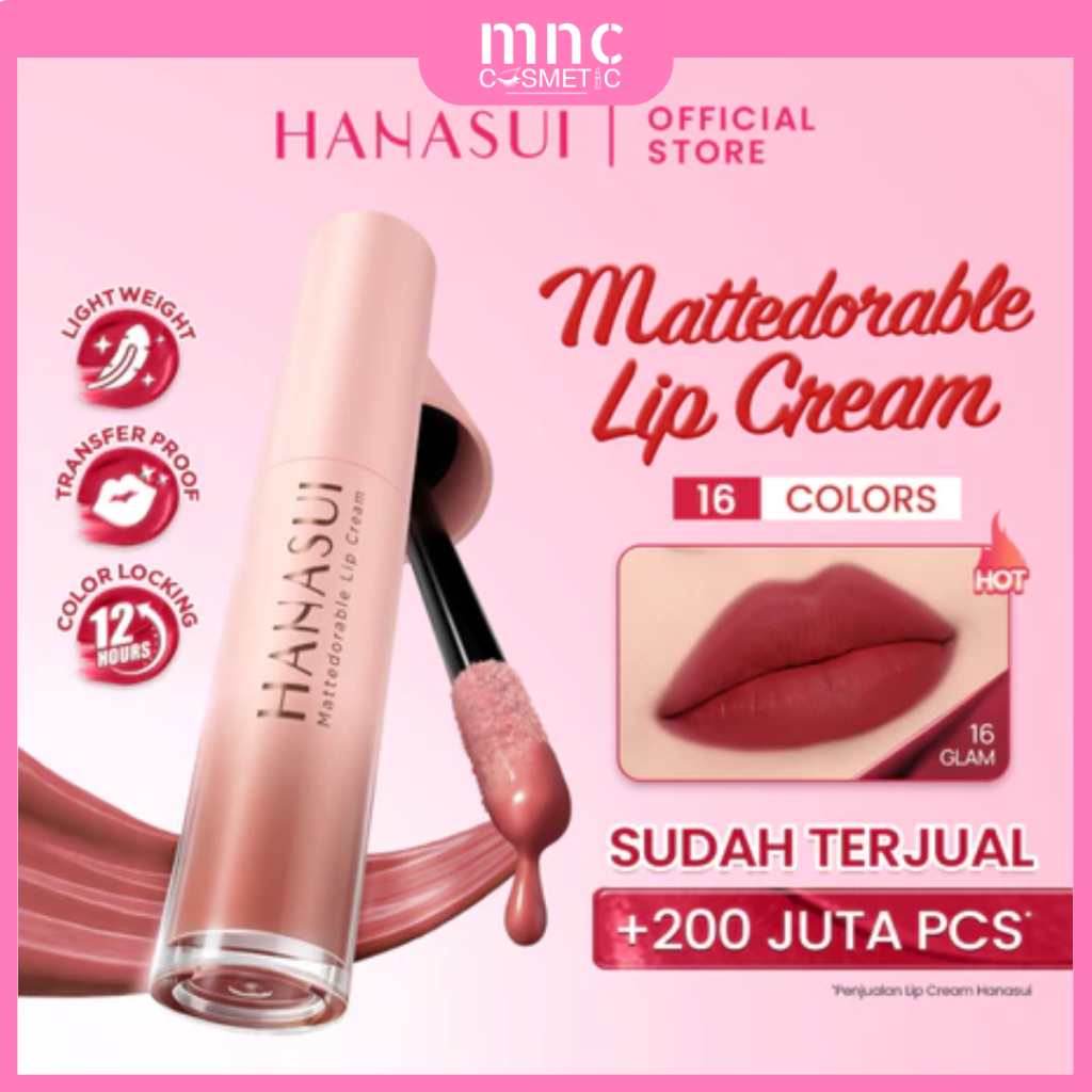 HANASUI - MATTEDORABLE LIP CREAM BIASA