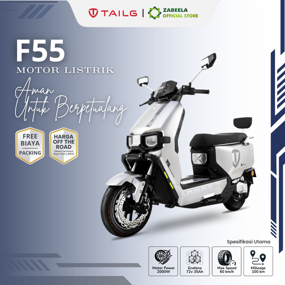 Motor Listrik TAILG F55 - Molis Terbaru 2026